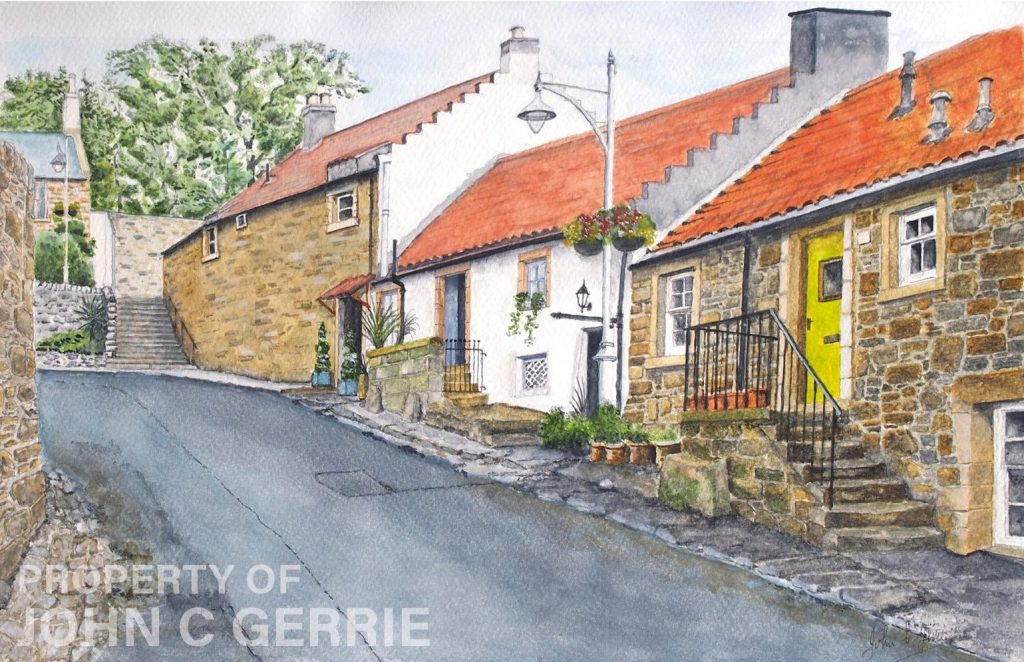 Compare Colour With Black and White Harbour Street Crail
