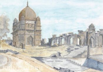 Shepherds Bothy – North Spain Muslin Temple Ruins at Mandu Pradesh