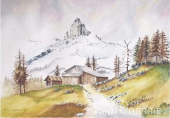 Winter Tranquillity Italian Dolomites