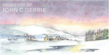 Potarch Bridge – Capturing Tranquillity in Paint Winter in a Scottish Glen