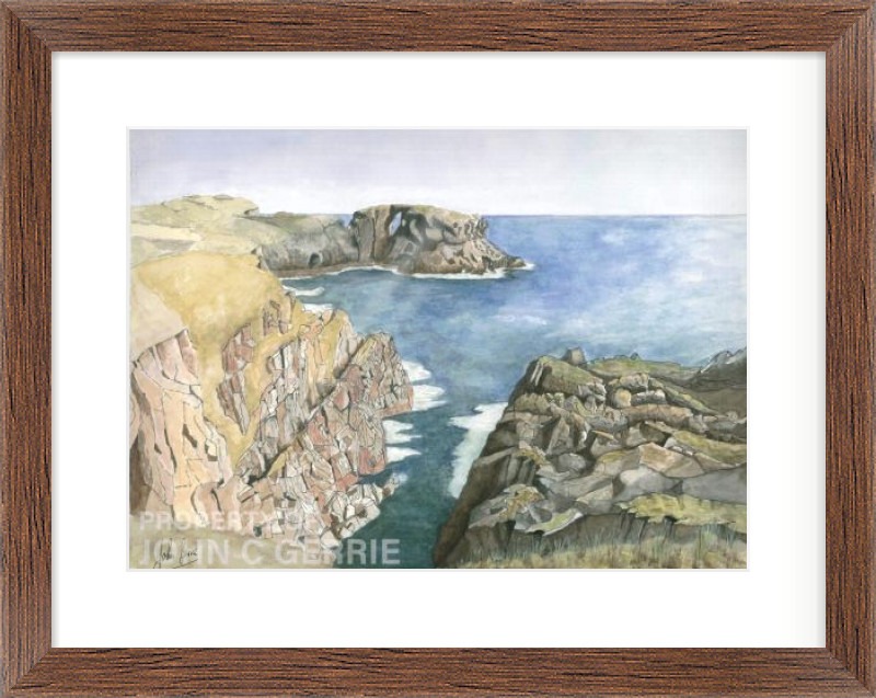 Bullers of Buchan a Peterhead Vantage Point (Original) Framed Picture Bullers of Buchan