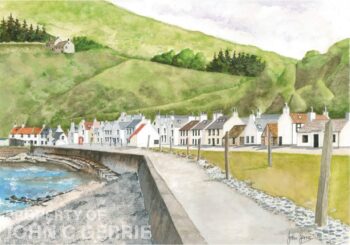 Winter Seashore Pennan Village