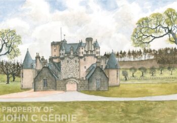 Leith Hall Castle Fraser Main Original Entrance