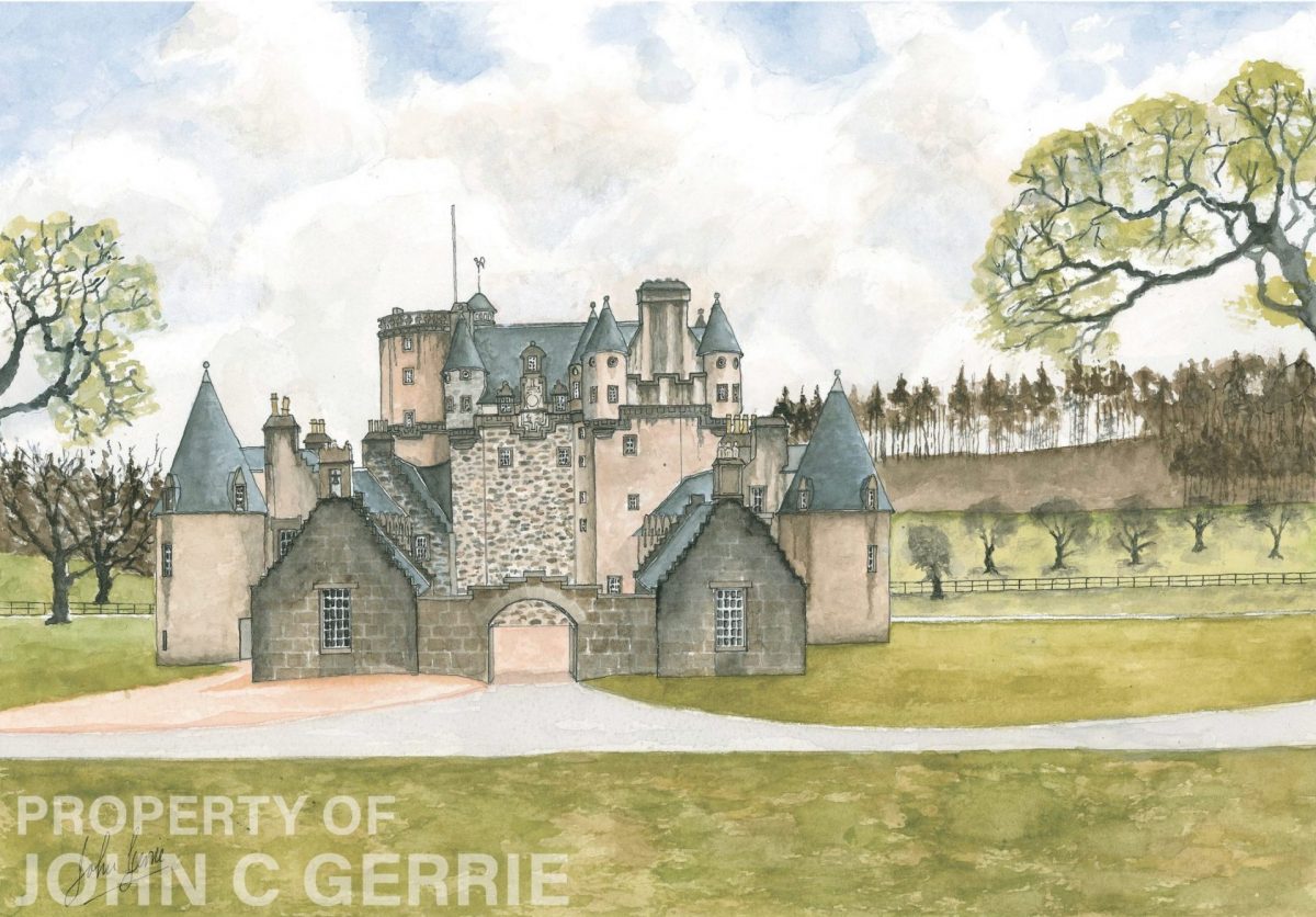 Castle Fraser Main Original Entrance Castle Fraser Main Original Entrance