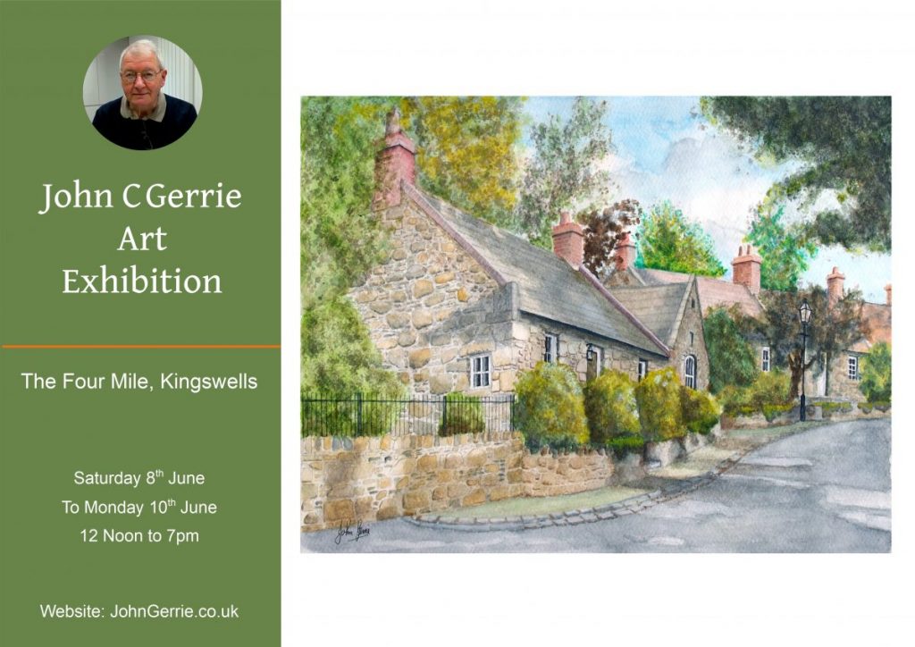 Art Exhibition June 2024 Poster for my exhibition June 2024