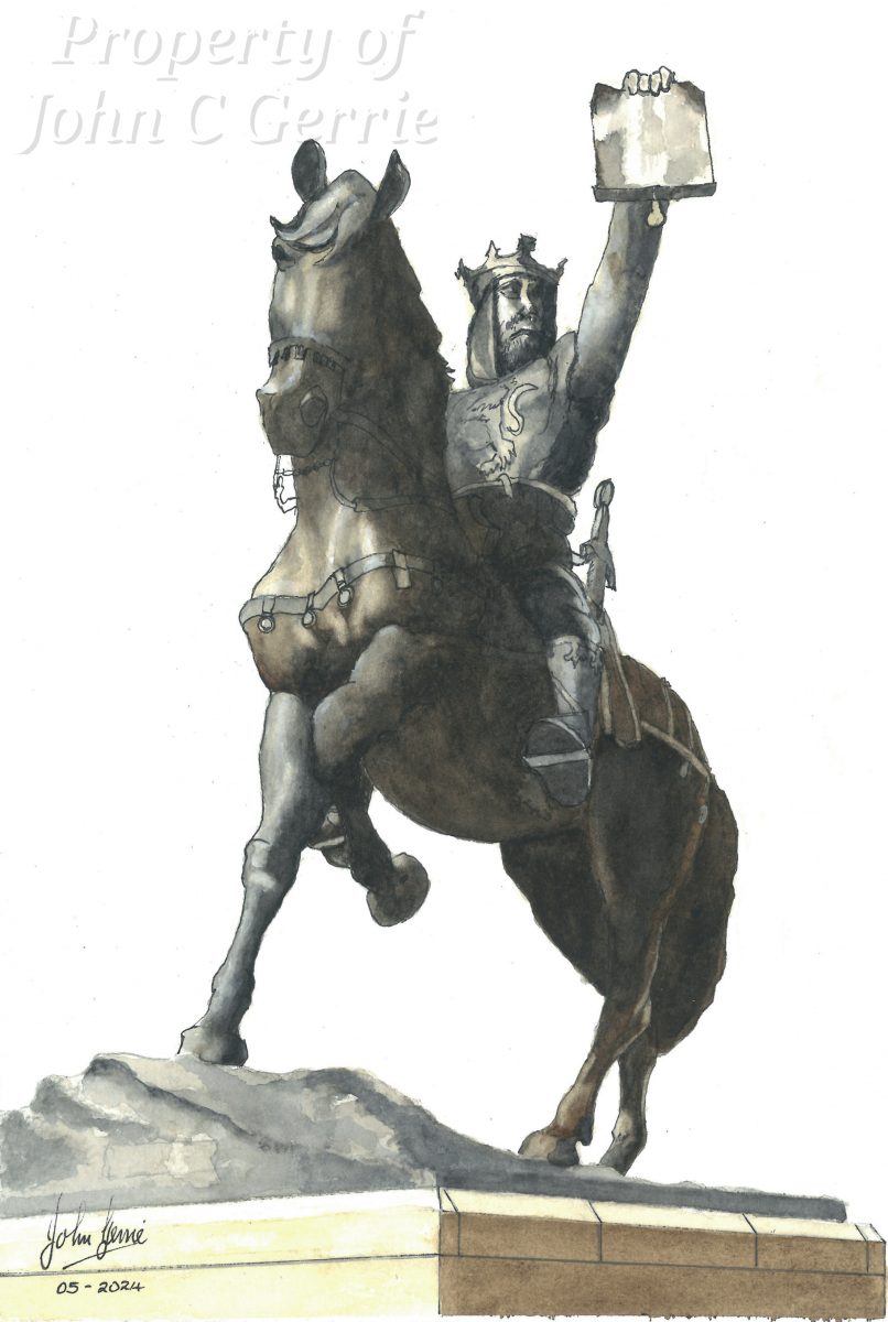 Robert the Bruce: Tribute in Watercolour (Original) Robert The Bruce