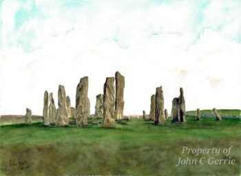 Top Rated Paintings An image of my painting of the Callanish Standing Stones